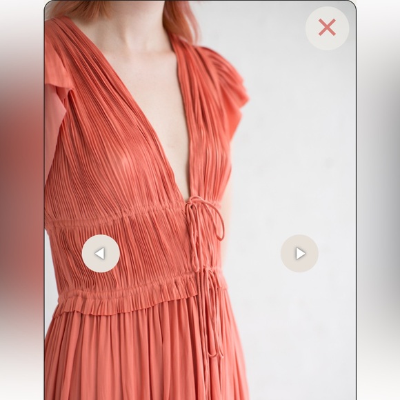 Ulla Johnson kaiya dress in dahlia size 6 - Picture 2 of 11